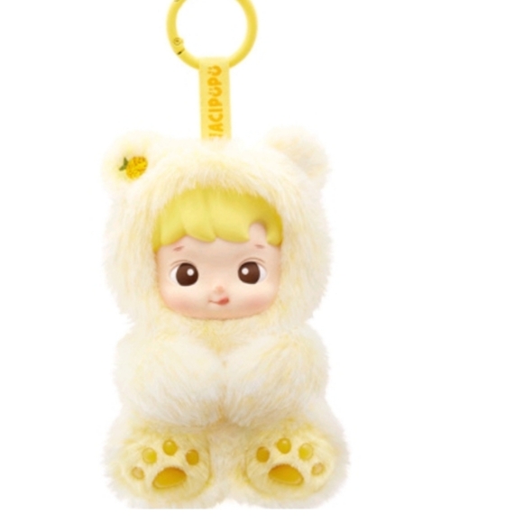 Popmart Accessories - HACIPUPU Gummy Bear Series-Vinyl Plush - Pineapple Flavor